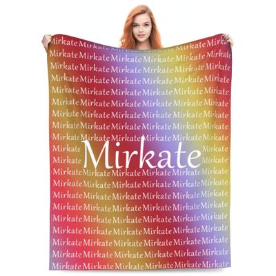 Custom Blanket with Name Baby Name Blanket Custom Your Name Flannel Custom Blanket Customized Gift Personalized Name Blanket