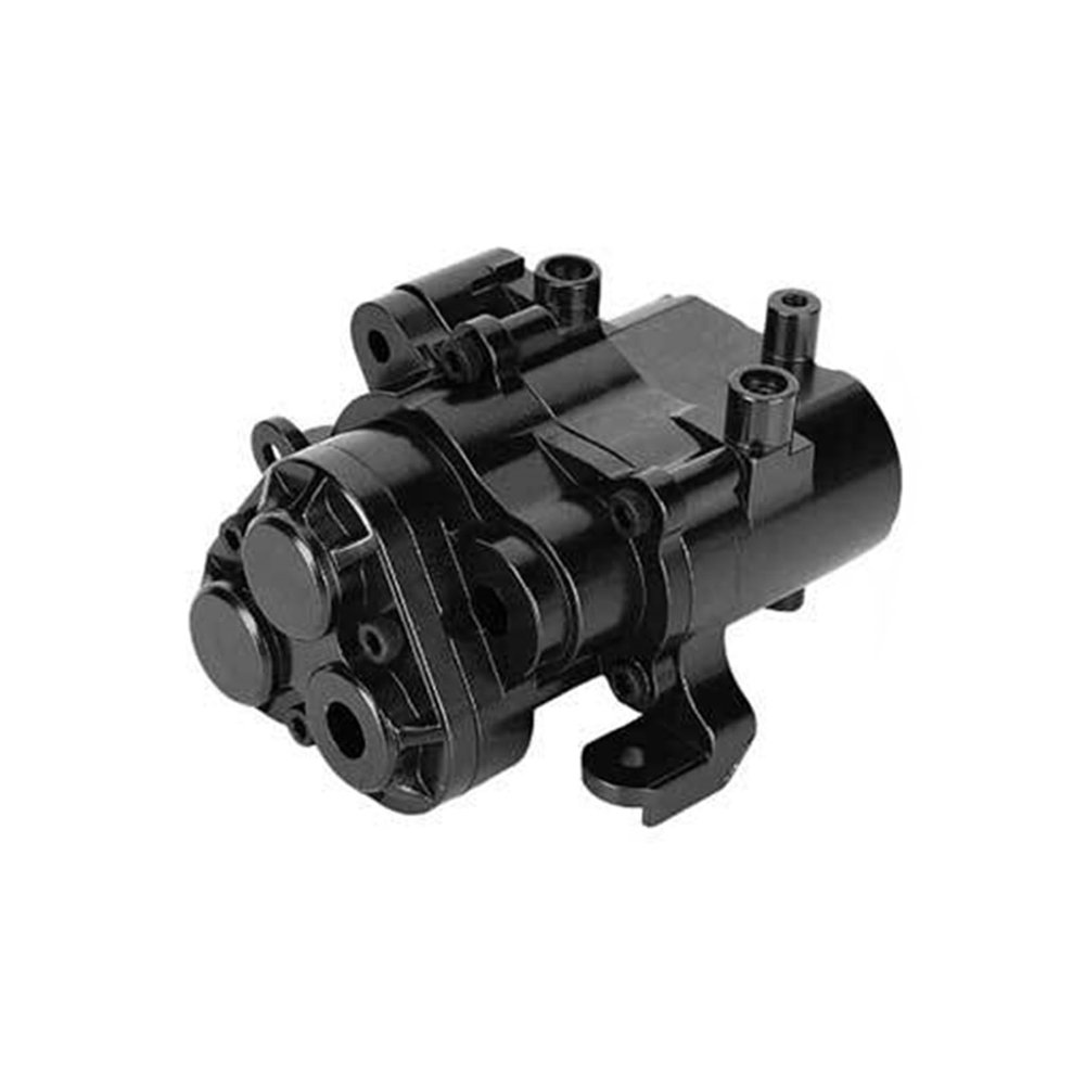 Aluminum Alloy Gearbox Gear Box Wave Box Shell RC Parts for TRAXXAS TRX-4 TRX4 1/10 RC Crawler Car, Black