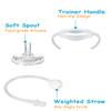Straw Cup Soft Conversion Kit for Philips Avent Natural Baby Bottle, Toddler Transition Kit with Silicone Straw Top Nipple, Weighted Straw, Bottle Handle, Cleaning Brush, Spill-Proof, BPA-Free, 3-Pack view 4