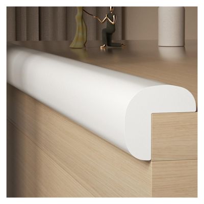 Foam Safety Strips, L Type Safety Edge Protection Strip, Self-Adhesive Children Anti Collision Strip, Table Corners Cushion Bumper For Furniture Desk Worktop ( Color : White , Size : 20m/65.61ft )