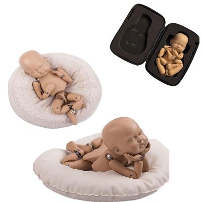 50cm Simulation Doll Shooting Realistic Naked Photography Training Reborn Baby Doll Props Posing Posture Training Photography Clothing Practice, 20 inch