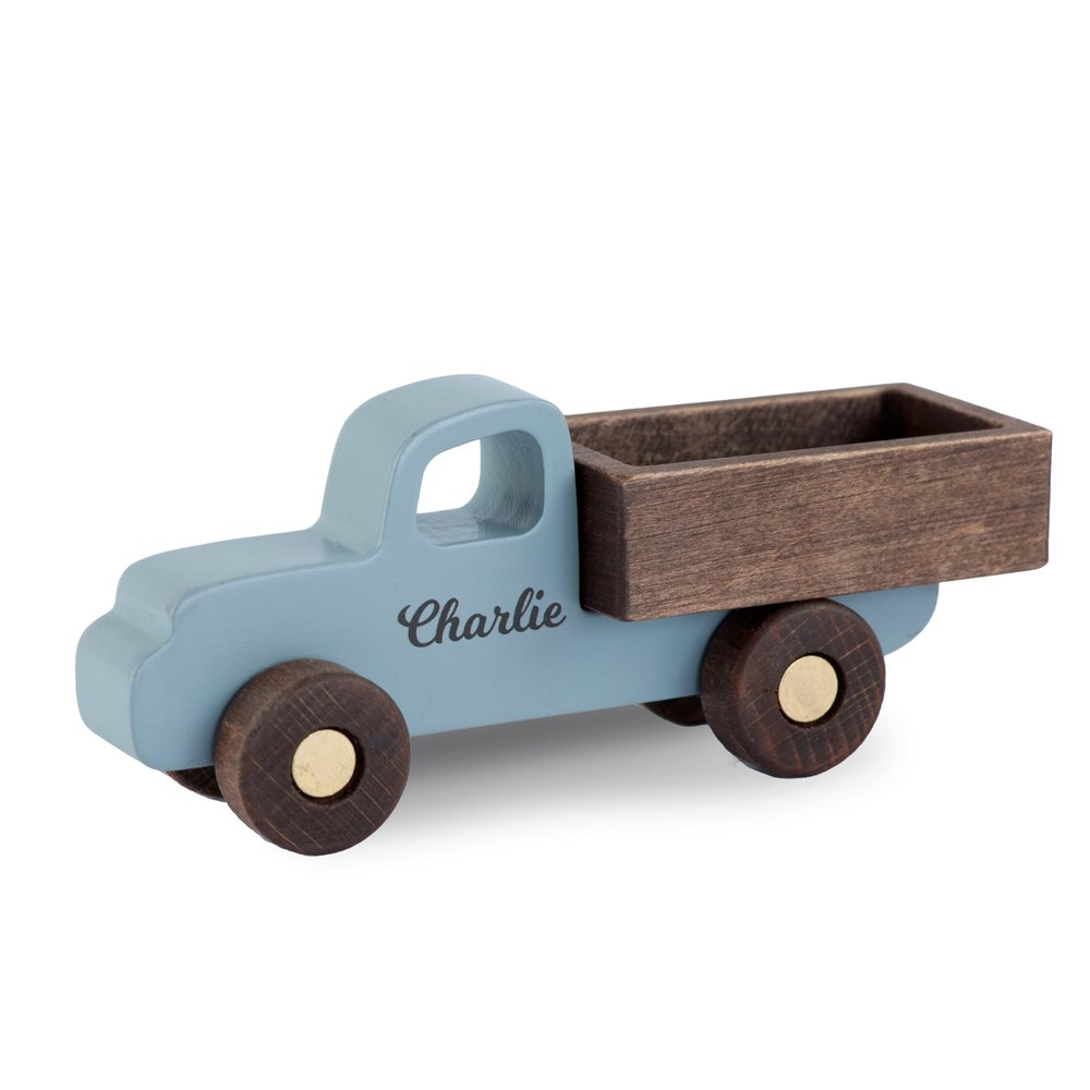 Personalized Wooden Colorful Baby Toddler Kids Car Toys 1st 2nd 3rd Birthday Montessori-Inspired Imaginative Educational Toy Car Set of 3 Sensory Toys