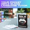 Gen Z Lingo Playing Cards | Travel Flashcards | Learn Gen Z Slang Vocabulary in A Fun & Easy Way | 52 Essential Translations view 3