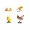 shenhailan Realistic Animal Growth Cycle Model, Garden Animals for Collect and Decorate Halloween Props (Hen) view 1