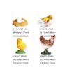 shenhailan Realistic Animal Growth Cycle Model, Garden Animals for Collect and Decorate Halloween Props (Hen) view 2