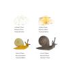 shenhailan Realistic Animal Growth Cycle Model, Garden Animals for Collect and Decorate Halloween Props (Snail) OX117-120 view 2
