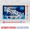 Franklin Sports UNC Over The Door Basketball Hoop - Kids Indoor Basketball Hoop with Mini Ball - Fan Shop Toy for Bedroom + Office - Over The Door Set view 4