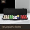 SLOWPLAY Godel Poker Chip Case | High-end Carrying Case, Full Protection for Poker Chips, German Polycarbonate Shell, Super Portable & Sturdy (300pcs Chips Capacity, For 43mm Chips) view 2
