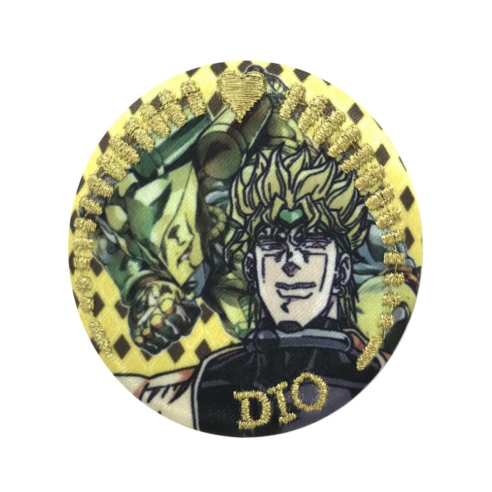 JoJo's Bizarre Adventure Embroidered Can Badge DIO B01B2977