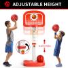 Bennol Outdoor Basketball Hoop Toys for Toddlers 3 4 5 6 7 8-12 Years Boys, Swimming Pool Basketball Hoop Outside Toys with 4 Balls, Poolside Basketball Game Toy for Kids Ages 4-8 8-12 view 2