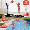 Bennol Outdoor Basketball Hoop Toys for Toddlers 3 4 5 6 7 8-12 Years Boys, Swimming Pool Basketball Hoop Outside Toys with 4 Balls, Poolside Basketball Game Toy for Kids Ages 4-8 8-12 view 3