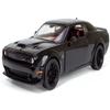 All Star Toys 2018 Challenger SRT Hellcat Widebody Black with Red Interior 1/24 Diecast Model Motormax 79350 Exclusive Edition view 2