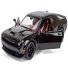 All Star Toys 2018 Challenger SRT Hellcat Widebody Black with Red Interior 1/24 Diecast Model Motormax 79350 Exclusive Edition view 3