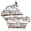 Crane Birds Flowers Baby Car Seat Cover for Baby Boys and Girls Breathable Lightweight Carseat Cover Baby Carrier Cover Soft Flexible for Girls Boys view 2