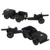 TimMee Combat Patrol Willys & Artillery - Black 4pc Playset USA Made view 3