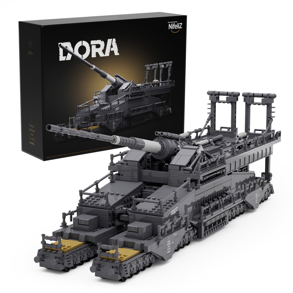 Nifeliz Dora, WW2 Classic Building Set, Collectible Military Model to Build and Display, Adult Gift Ideal for Military Enthusiasts (2,355 PCS, NF10240)