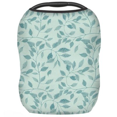 Light Colored Leaf Baby Car Seat Cover for Baby Boys and Girls Breathable Lightweight Carseat Cover Baby Carrier Cover Soft Flexible for Girls Boys