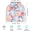 Nice Flower Baby Car Seat Cover for Baby Boys and Girls Breathable Lightweight Carseat Cover Baby Carrier Cover Soft Flexible for Girls Boys view 3