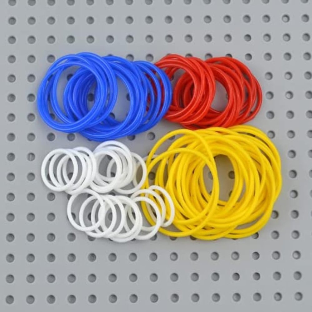iLeworlder Technik Spare Parts Set, 40 Pcs Technical 2x2 3x3 4x4 5x5 Rubber Bands Belt for Building Blocks Kit 85543 85544 85545 85546