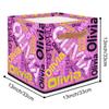 OMFUNS Personalized With Name Storage Basket 13x13 Pink Custom Collapsible Cube Storage Bin Fabric Storage Box Organizing for Closet Shelf Home Nursery Toy Basket view 2
