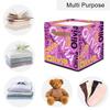 OMFUNS Personalized With Name Storage Basket 13x13 Pink Custom Collapsible Cube Storage Bin Fabric Storage Box Organizing for Closet Shelf Home Nursery Toy Basket view 4