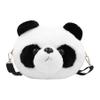 Amamcy Cute Stuffed Animal Purse for Girls 3D Bear Panda Head Crossbody Bag Fluffy Pig Frog Shoulder Bag Plush Animal Bag view 1