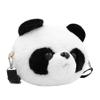 Amamcy Cute Stuffed Animal Purse for Girls 3D Bear Panda Head Crossbody Bag Fluffy Pig Frog Shoulder Bag Plush Animal Bag view 3