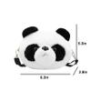Amamcy Cute Stuffed Animal Purse for Girls 3D Bear Panda Head Crossbody Bag Fluffy Pig Frog Shoulder Bag Plush Animal Bag view 4