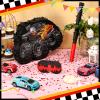 Fulmoon 3D Truck Piata 16 Inch Monster Truck Piata Construction Piata with Stick Blindfold Confetti Boys Birthday Party Supplies for Birthday Mexican Party Decorations Carnival Events (Novel) view 3