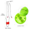 Sumind 6 Pcs Retro Magnetic Gyro Wheels Toy Light up Gyroscope Rails Twirler Kids Sensory Trick Yoyo Sensory Magic Fidget Toys Gifts for Boys Girls(Wave Rail,Green, Red) view 2