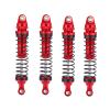 4pcs RC Shock Absorber Kit, Aluminium Alloy Absorber Damper Upgrades Parts for SCX10 D90 1/10 RC Crawler Car (110mm) 1/10 Rc Shocks 110Mm view 1