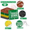 100pcs Football Napkins Disposable Football Paper Luncheon Napkins Set for Football Party Decorations Football Game Day Event Birthday Party Supplies, 4 Designs Football Napkins view 3