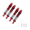 4pcs RC Shock Absorber Kit, Aluminium Alloy Absorber Damper Upgrades Parts for SCX10 D90 1/10 RC Crawler Car (100mm) Suspension 1/10 view 2