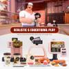 Miraculous Ladybug Cafe Play Set, Pretend Role Play Coffee Machine, Interactive Cash Register with Sound and Light - Toys for Kids with Kitchen Accessories, Bakery, Bills, and Coins view 2