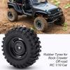 1:10 Scale RC Tires, Durable Rubber Off Road Tires 4 Pack for Rock Crawling and All-Terrain RC Car Enthusiasts view 4