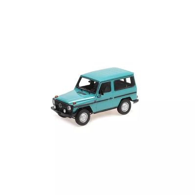 1980 G-Model (SWB) Turquoise with Black Stripes Limited Edition to 504 Pieces Worldwide 1/18 Diecast Model Car by Minichamps 155038001