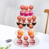 40 PCS Double Sided Sports Ball Cupcake Toppers - Cricket Theme Birthday Cake Decorations for Baby Shower & Kids Party view 3