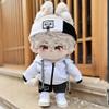niannyyhouse 40cm Plush Doll Clothes Loose Headwear Hoodie Pants Canvas Shoes Doll Accessories Dress Up (White) view 2