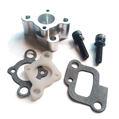 BrewJa CNC Intake Manifold Set Compatible with 23-30.5Cc Gas Engine Compatible with Zenoah Cy Hpi Baja 5B 5T 5Sc Losi 5Ive-T Rovan King Motor