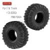 hopsupRC RC 1.0in Rubber Tires for 1/18 1/24 TRX4M,SCX24,FCX24 RC Crawler,RC Wheels Tires,(4PCS Black) view 2