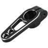 BrewJa 5PCS Aluminum Alloy 31Mm 25T Steering Servo Arm Horn Compatible with Futaba Sakura D4 1/10 RC Drift Car Crawler Parts (Color : Black) view 2