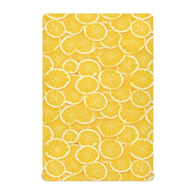 Orange Lemon Slice Pattern Crib Sheet for Boys Girls Stretch Baby Toddler Crib Fitted Sheets Soft Baby Mattress Cover Bed Sheet for Unisex Newborn Crib Mattress S