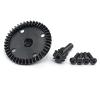 BRKRC Carbon Steel Diff Gear 43T 10T Gearbox Differential Gears Set for Arrma 1/8 Kraton/Notorious/Outcast/Talion 6S BLX /Typhon6S TLR 1/7 Fireteam/Mojave 6S BLX 4WD view 2