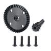 BRKRC Carbon Steel Diff Gear 43T 10T Gearbox Differential Gears Set for Arrma 1/8 Kraton/Notorious/Outcast/Talion 6S BLX /Typhon6S TLR 1/7 Fireteam/Mojave 6S BLX 4WD view 3