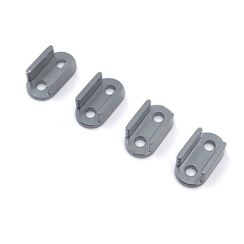 BrewJa Compatible with WPL D12 B14 B24 B16 B36 RC Truck Car Upgrade Parts Shock Absorber Leaf Springs Fixed Seat Mounting Bracket