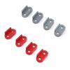 BrewJa Compatible with WPL D12 B14 B24 B16 B36 RC Truck Car Upgrade Parts Shock Absorber Leaf Springs Fixed Seat Mounting Bracket view 4