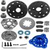 RCarmumb RC 48P 90T Spur Gear w/ 17T 19T 21T & Slipper Clutch Slipper Rebuild Kit Pressure Plate RC Upgrades Part for 1/10 Rustler/Stampede/Bandit 2WD VXL XL-5,Slash 2WD (VXL),Navy Blue view 1