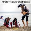 AiFanS Gold Coins - Plastic Pirate Coins, 320 Pcs - Perfect for Pirate Themed Parties and Games (3 Patterns) view 3