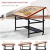 Lavievert 1500 Piece Tilting Puzzle Table with Legs, Angle & Height Adjustable Puzzle Board Easel with Cover & Storage, Portable Wooden Jigsaw Table with 4 Wheels & Non-Slip Tabletop for Adults view 2