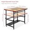Lavievert 1500 Piece Tilting Puzzle Table with Legs, Angle & Height Adjustable Puzzle Board Easel with Cover & Storage, Portable Wooden Jigsaw Table with 4 Wheels & Non-Slip Tabletop for Adults view 3